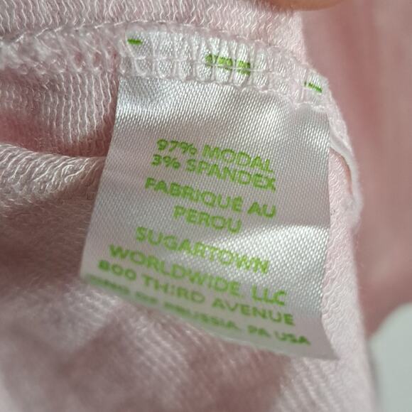 Lilly Pulitzer Luxletic Paradise Pink Tint Heather Arin Lounge Pullover Top - Picture 5 of 10